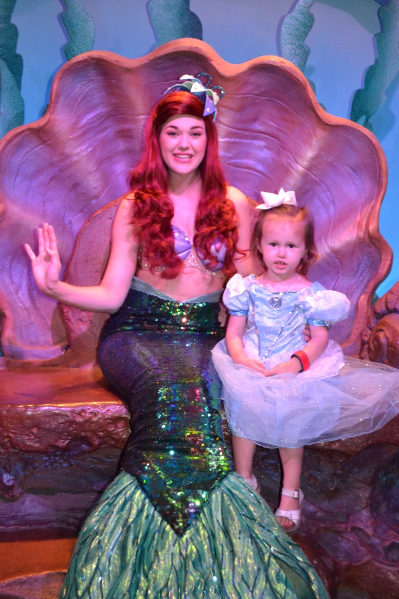 Meeting Ariel in her Grotto.