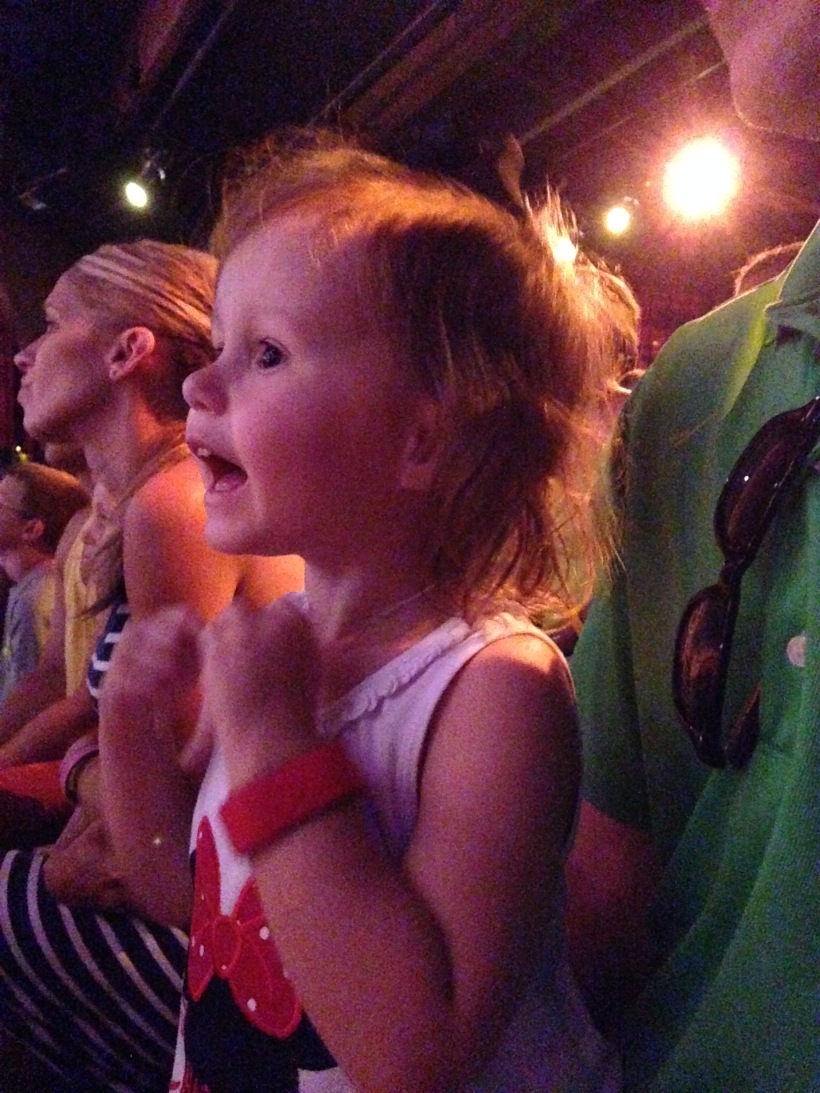 Watching Festival of the Lion King -- I think this is the exact reaction Disney is hoping to get.